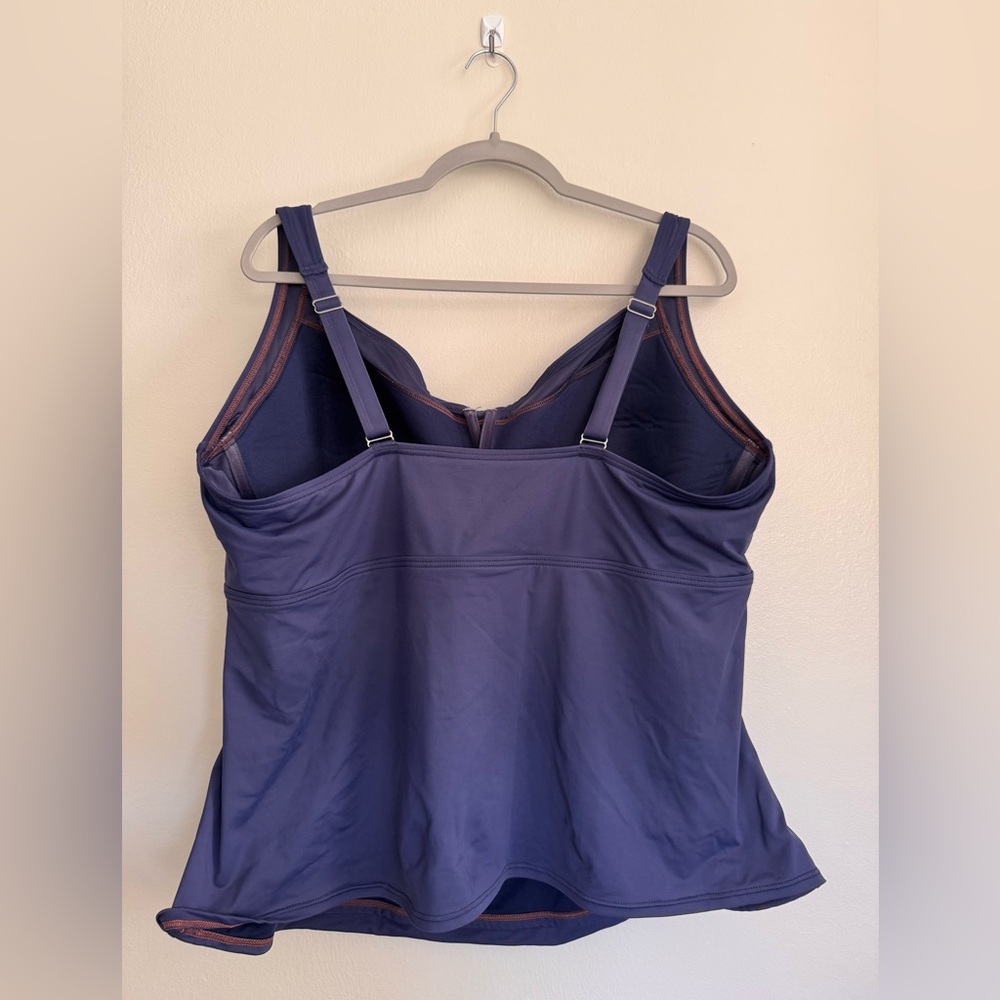 Lands' End Women's Swim Tankinis—Navy - Picture 3 of 15